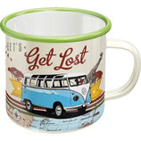 Let`s Get LOST - Emaille Tasse