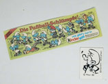 BPZ - Die Fussballschlümpfe 1988 + Emblem auf Folienträger