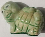 Karikarturschildkröte liegend - VARIANTE hellgrün