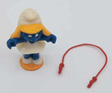 Olympiade der Schlümpfe - Hüpfschlumpfine - dunkelblaue Figur