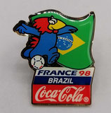 WM 1998 - Footix Pin Brasilien