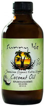 Sunny Isle Jamaican Organic Extra Virgin Coconut Oil 4oz 118ml