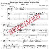 (Gilles Arcens) SONATE POUR FLÛTE ET PIANO