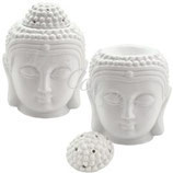 Buddha waxmeltbrander mat wit