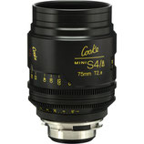 Cooke 75mm T2.8 Mini S4/i Lens $115 per day