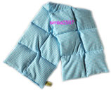 Wärmekissen Dinkel türkis/weiß