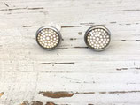 "Dots" weiss/grau
