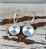 "Swarovski" crystal blue shade