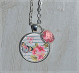 Kette "Butterfly & Stripes"