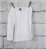 Langarmshirt, weiss