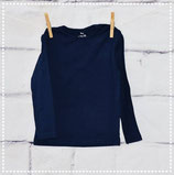 Langarmshirt, dunkelblau