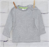 Langarmshirt, grau mélange