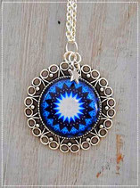 Kette & Ohrstecker "Mandala 16" (Set)