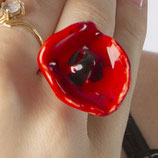 Bague coquelicot