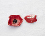 Broche coquelicot