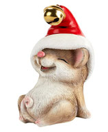 Weihnachtsmaus mit Glocke