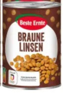Braune Linsen 400g