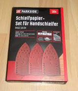 Schleifpapier Set für Handschleifer 18x