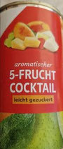 KC aromatische 5 Frucht Cocktail 410g