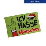 Schmutzfangmatte ich hasse Menschen