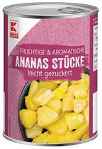 KC Fruchtige Ananasstücke 560g