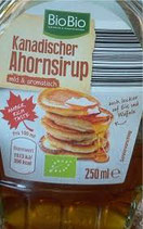 Bio Kanadischer Ahornsirup 250ml
