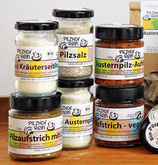 verschiedene Pilz-Aufstriche