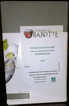 Weiß "Domaine de la Barotte", IGP du Gard (Südfrankreich), biologisch