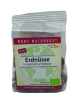 Bio- Erdnüsse schokoliert 125g