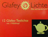 Glafey-Teelichte mit 1 Metallnapf