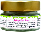 Zahnpulver Rose 30 g im Glas (plastikfrei)