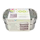 Dora's Edelstahlbox mit Einlegefach 18 x 12 x 5cm