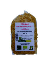 Bio-Dinkel-Buchstabennudeln mit Ei 500g Pfister