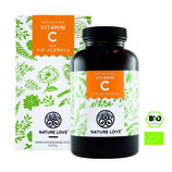 NATÜRLICHES VITAMIN C IN BIO-QUALITÄT - 180 KAPSELN IM 3 MONATSVORRAT aus Acerola