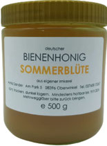 Deutscher Bienenhonig Sommerblüte 500g