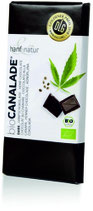 Canalade© dark dunkel Bio - Zartbitter Schokolade 100g