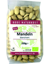 Bio Mandeln 200g blanchiert Bode