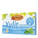 Xylit Kaugummis Pfefferminze 12 Dragees 17g Birkengold