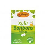 Xylit Bonbons Minze zuckerfrei 30g Birkengold
