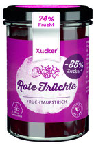 Zuckerarmer Fruchtaufstrich Rote Früchte (74 % Frucht) 220g
