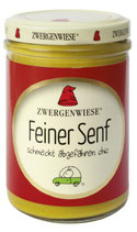 Bio Feiner Senf 160ml Zwergenwiese