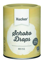Weiße Schoko-Drops mit Xylit 200g Xucker