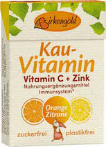 Kau-Vitamin 28g Birkengold mit Vitamin C und Zink