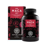 BIO MACA KAPSELN - 180 STÜCK IM MONATSVORRAT. ROTES MACA