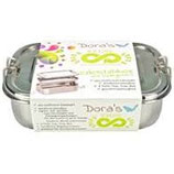 Dora's Edelstahlbox mit Einlegefach 18x12x5cm