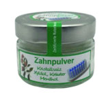 Zahnpulver 90g mit Menthol, mit Kristallsalz und Xylit Hurtig
