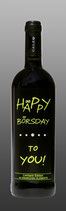 Wein ''Häppy Börsday to you''