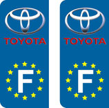 Lot de 2 stickers Toyota Europe