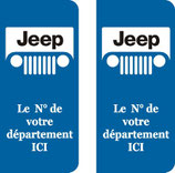 Lot de 2 stickers Jeep n° au choix