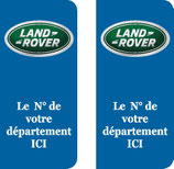 Lot de 2 stickers Land Rover n° au choix